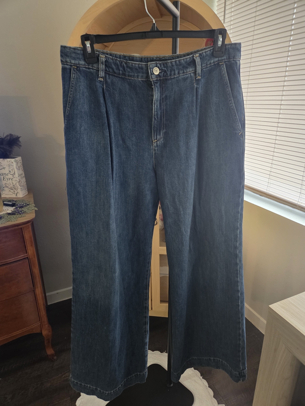 Lauren Ralph Lauren Dark Blue Wide Leg Jeans